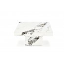 Стол журнальный HALMAR MONOLIT белый мрамор